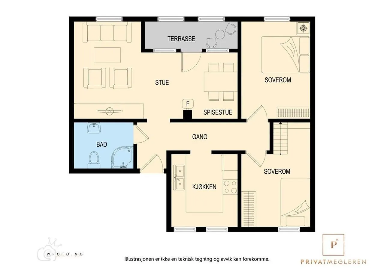 Top-Floor Apartment W/Great View Bergen